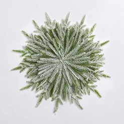 Christmas Dining & Entertaining>Kirklands Home Flocked Norfolk Pine Placemat White