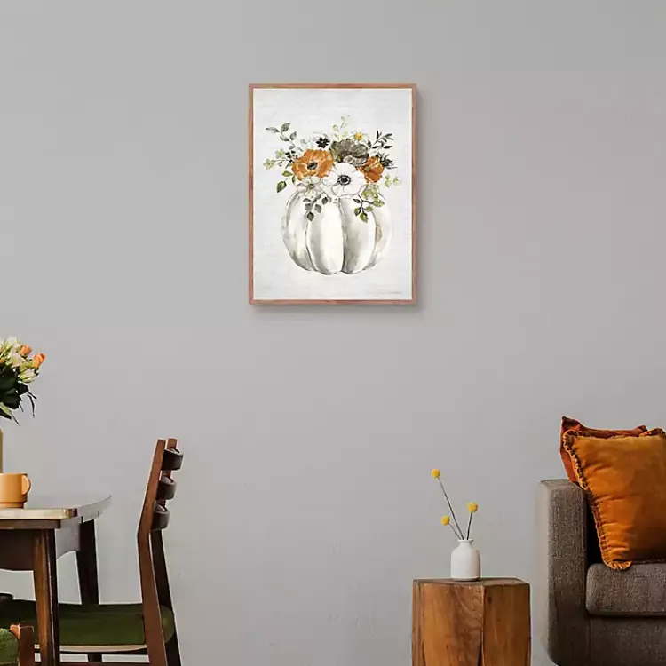 Fall>Kirklands Home Flora Pumpkin Harvest Wall Plaque