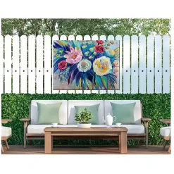 Kirklands Home Floral Array Outdoor Canvas Art Print Best