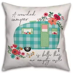 Pillows>Kirklands Home Floral Camper Double-Sided Pillow