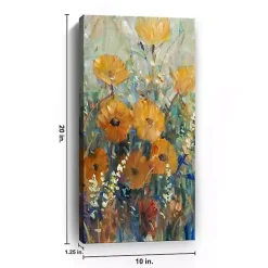Kirklands Home Floral Expression IV Giclee Canvas Art Print Multi New