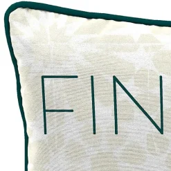 Kirklands Home Floral Find Me on the Patio Outdoor Pillow Clearance