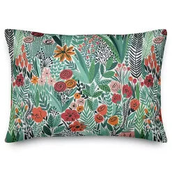Kirklands Home Floral Forest Outdoor Accent Pillow