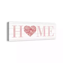 Valentines Day Decorations>Kirklands Home Floral Heart Home Canvas Art Print
