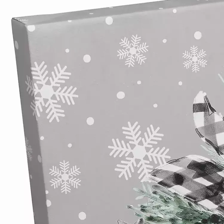 Christmas Art & Wall Decor>Kirklands Home Floral Ice Skates Canvas Art Print