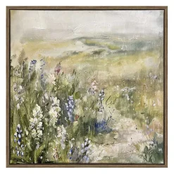 Kirklands Home Floral Meadows Framed Canvas Art Prints, Set of 2 Green Outlet