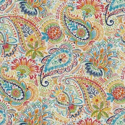 Kirklands Home Floral Paisley Tufted Outdoor Settee Cushion Online