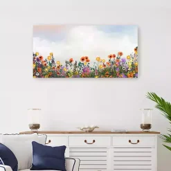 Kirklands Home Floral Superbloom Canvas Art Print Hot