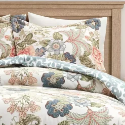 Kirklands Home Floral Sydney Reversible 3-pc. Queen Comforter Set Multi Hot