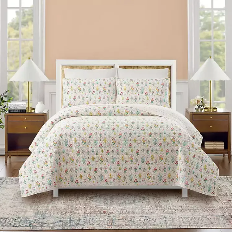 Kirklands Home Floral Wallpaper 3-pc. Full/Queen Quilt Set Online
