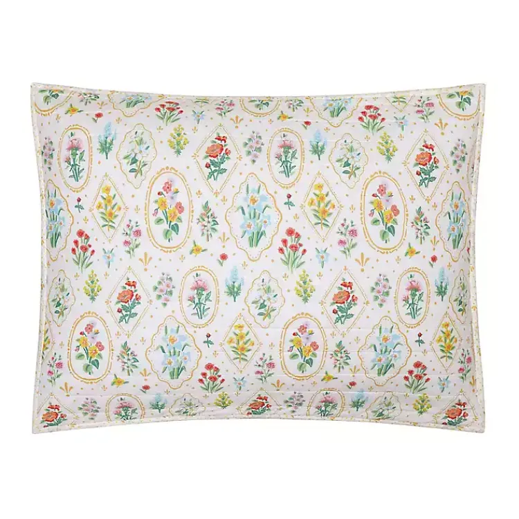 Kirklands Home Floral Wallpaper 3-pc. King Quilt Set New