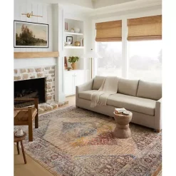 Kirklands Home Florence Sunset Medallion Area Rug, 6x9 Sale