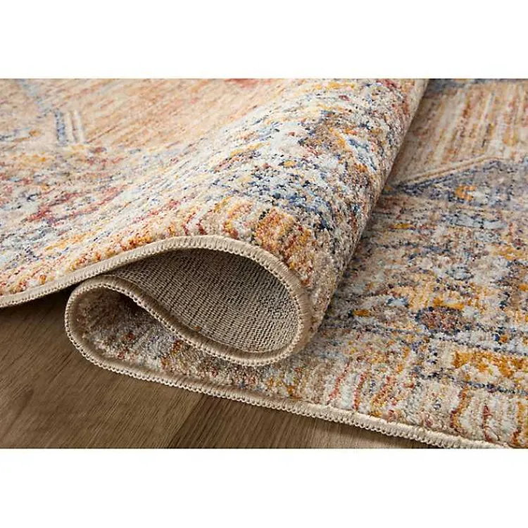 Kirklands Home Florence Sunset Medallion Area Rug, 6x9 Sale