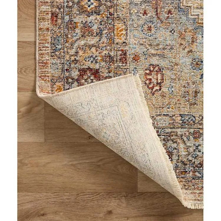 Kirklands Home Florence Sunset Medallion Area Rug, 6x9 Sale