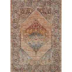 Kirklands Home Florence Sunset Medallion Area Rug, 7x10 Sale
