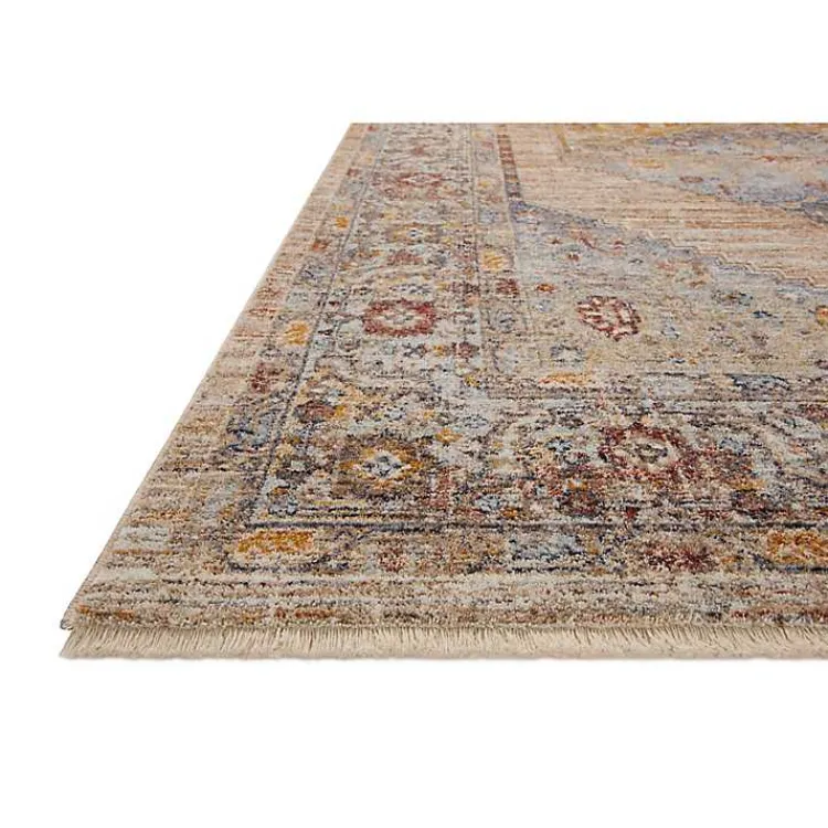 Kirklands Home Florence Sunset Medallion Area Rug, 7x10 Sale