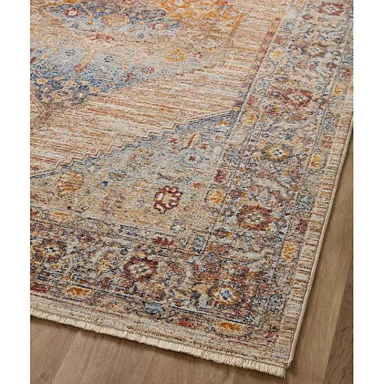 Kirklands Home Florence Sunset Medallion Area Rug, 7x10 Sale