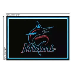 Kirklands Home Florida Marlins Spirit Rug, 3x4 Black Discount