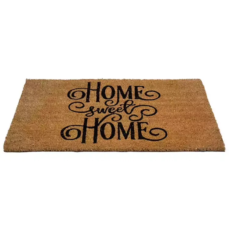 Kirklands Home Flourish Script Home Sweet Home Coir Doormat Clearance