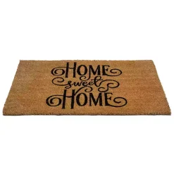 Kirklands Home Flourish Script Home Sweet Home Coir Doormat Clearance