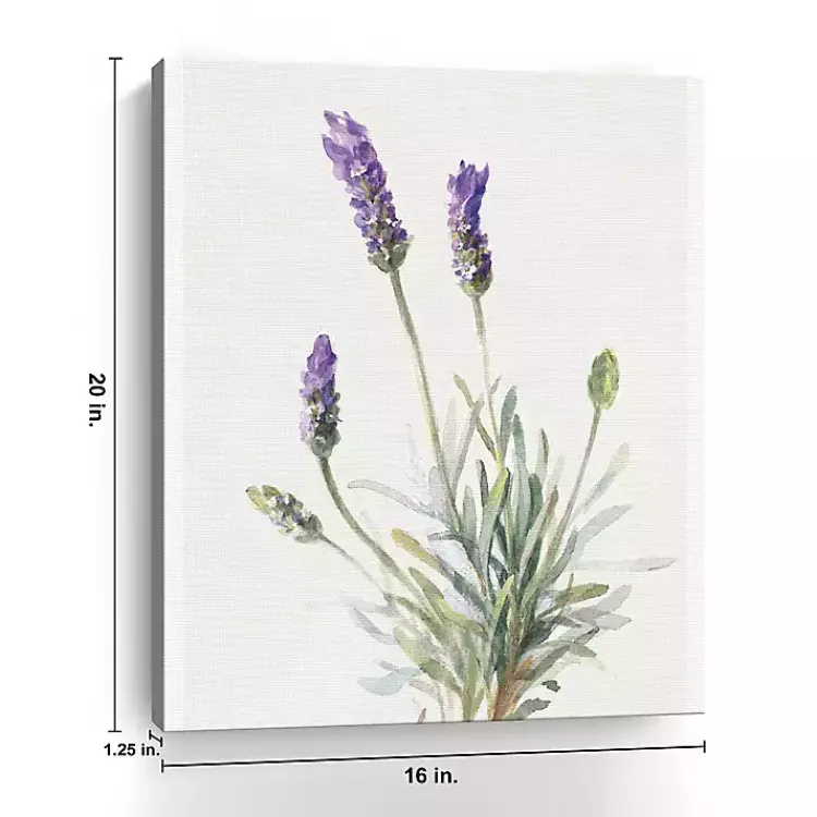 Kirklands Home Floursack Lavender III Linen Canvas Art Print Hot