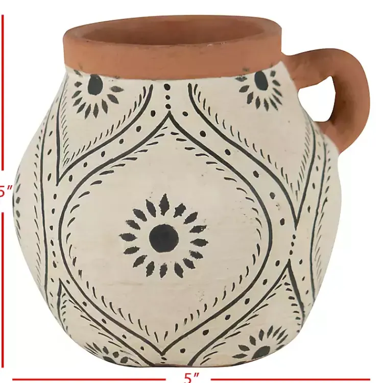 Vases>Kirklands Home Flower Bud Terracotta Decorative Vase