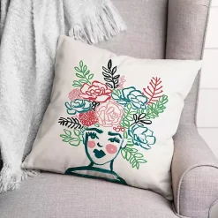 Kirklands Home Flower Crown Outdoor Pillow Online