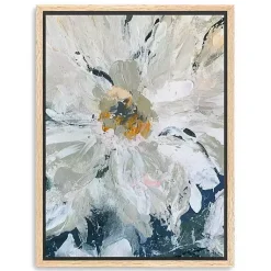 Kirklands Home Flower Details Framed Canvas Art Print White Best