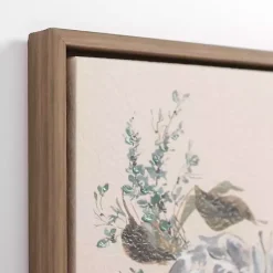 Kirklands Home Flower Stems I Framed Canvas Art Print Best