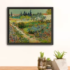 Kirklands Home Flowering Garden Path Canvas Art Print, 22x18 in. Green Online
