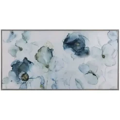 Kirklands Home Flowering Indigo Floral Framed Art Print Clearance