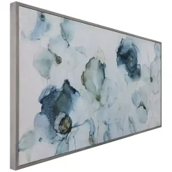 Kirklands Home Flowering Indigo Floral Framed Art Print Clearance