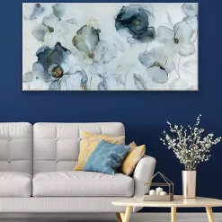 Kirklands Home Flowering Indigo I Canvas Art Print Blue Hot