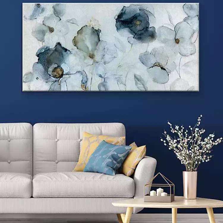 Kirklands Home Flowering Indigo I Canvas Art Print Blue Hot