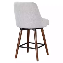 Kirklands Home Fog Mid-Century Modern Swivel Counter Stool Gray Sale