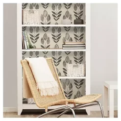 Kirklands Home Folk Tulip Peel and Stick Wallpaper Clearance