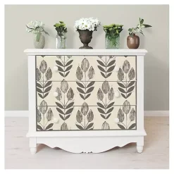 Kirklands Home Folk Tulip Peel and Stick Wallpaper Clearance