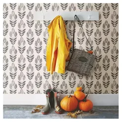 Kirklands Home Folk Tulip Peel and Stick Wallpaper Clearance