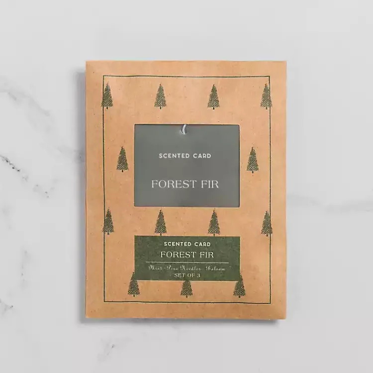Home Fragrance>Kirklands Home Forest Fir Scented Cards, Set of 3