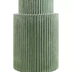 Kirklands Home Forest Green Ribbed Table Lamp White Online