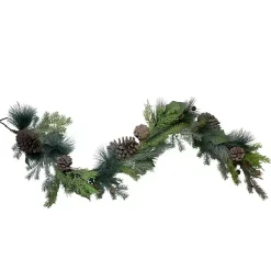 Christmas Arrangements & Garland>Kirklands Home Forest Pinecone and Cedar Garland