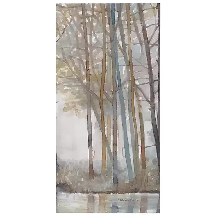 Kirklands Home Forest Reflections Canvas Art Prints, Set of 3 Multi Clearance