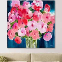 Kirklands Home Forgotten Joy Giclee Canvas Art Print Pink Best