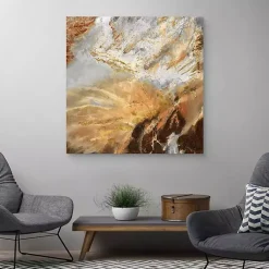Kirklands Home Formations Canvas Art Print, 35x35 in. Orange Online