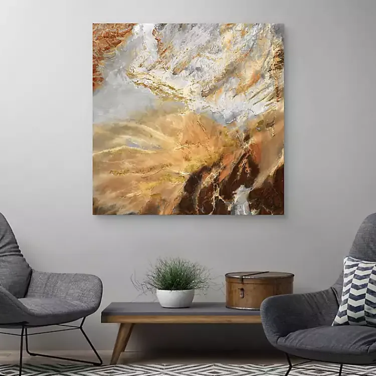 Kirklands Home Formations Canvas Art Print, 35x35 in. Orange Online