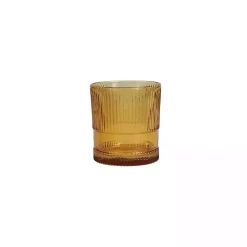 Kirklands Home Fortessa Amber NoHo Short Glasses, Set of 4 Orange Sale