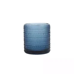 Kirklands Home Fortessa Jupiter Short Glasses, Set of 6 Blue Clearance