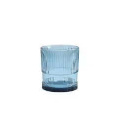 Kirklands Home Fortessa NoHo Short Glasses, Set of 4 Blue