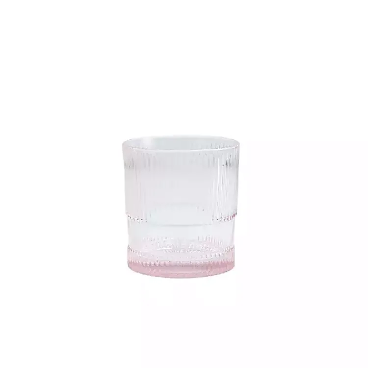 Kirklands Home Fortessa NoHo Short Glasses, Set of 4 Pink Sale
