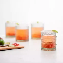 Kirklands Home Fortessa Sage Bead Short Glasses, Set of 6 Green Discount